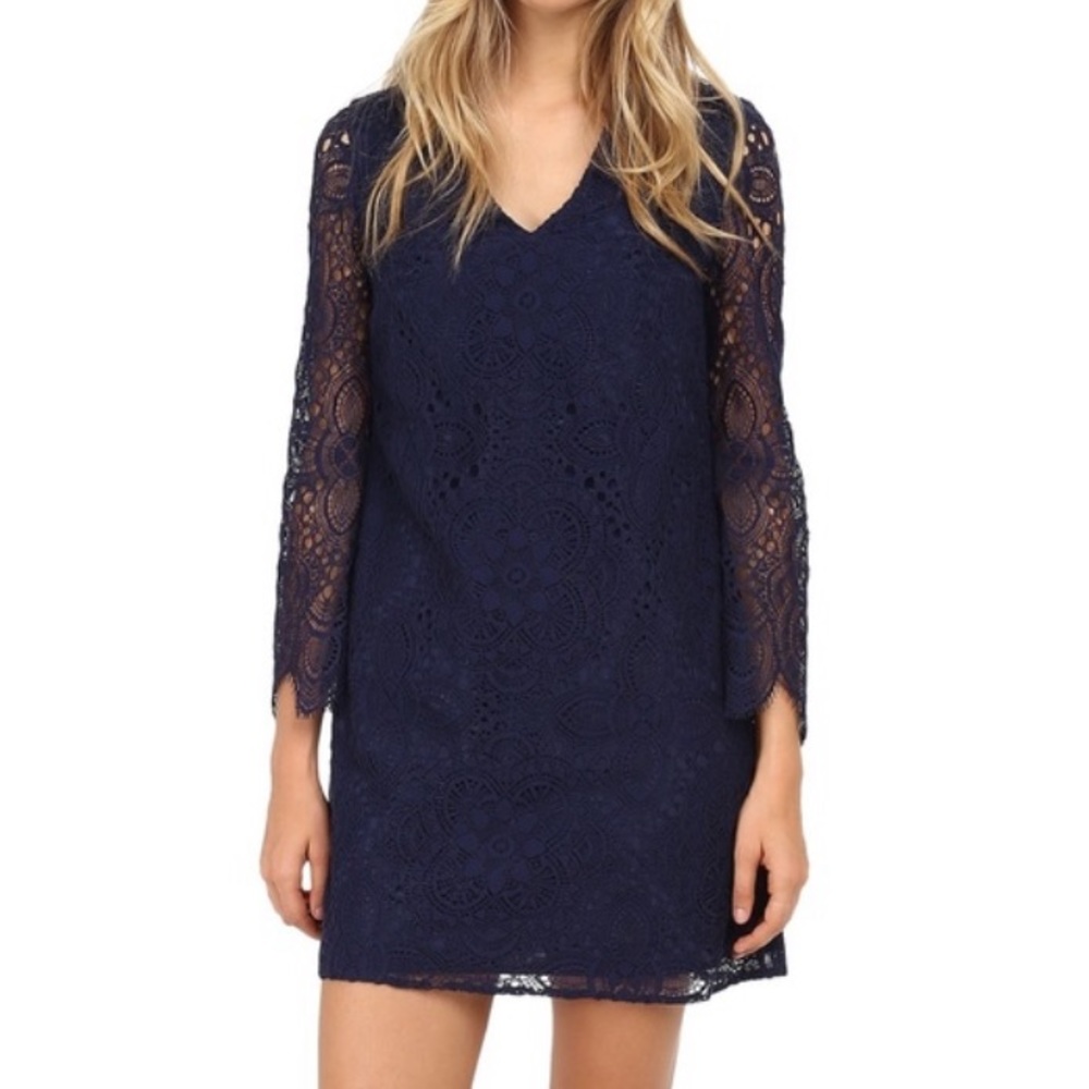 Lily Pulitzer Felicity Navy Dress